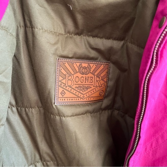Women's Vintage Bogner Down Ski Jacket Magenta Size 10 - Excellent Condition - Picture 11 of 14